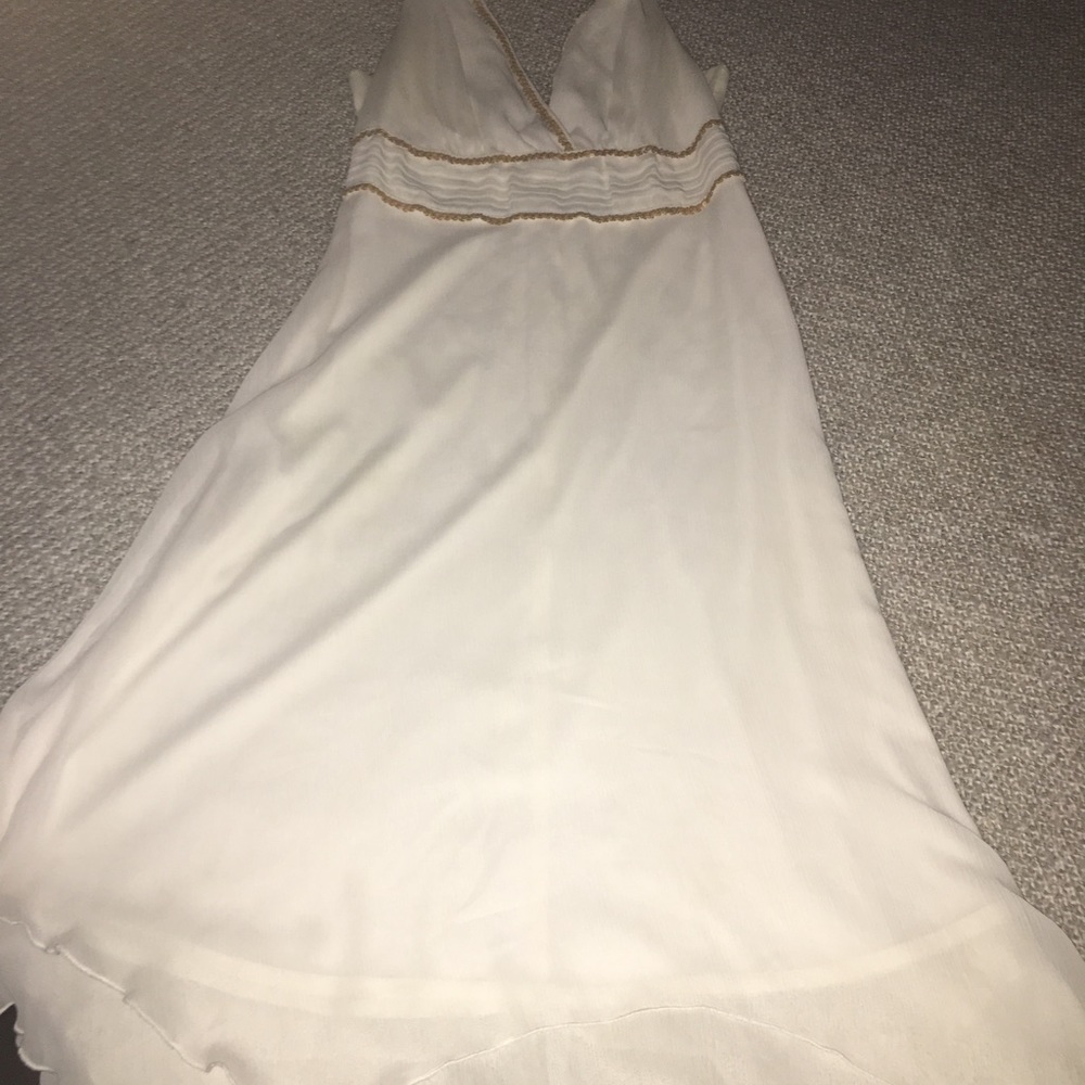 Flowy white dress